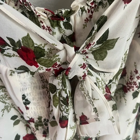 Reformation long sleeve floral top size 6 - Picture 8 of 11